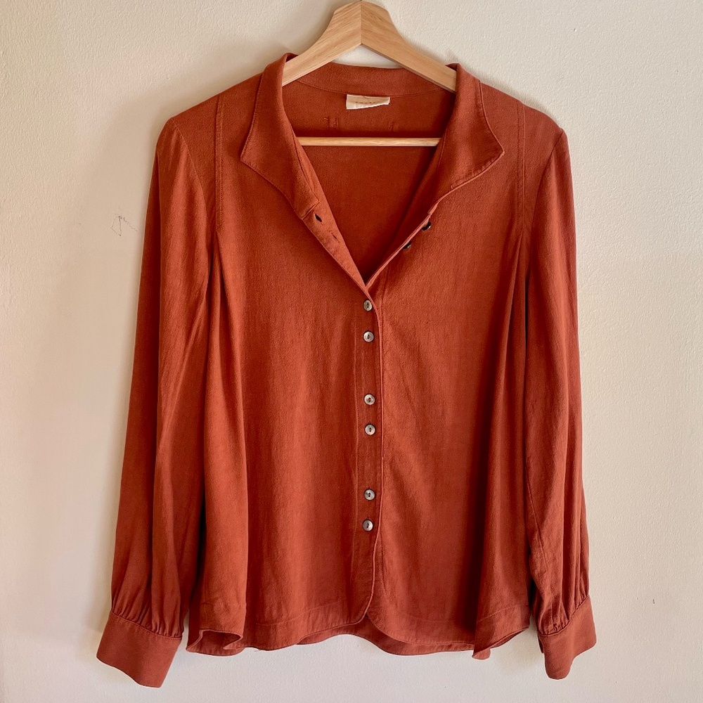 Poetry Fashion funnel-neck blouse